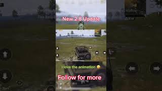 PUBG mobile new 2.8 update, I love the animation😂