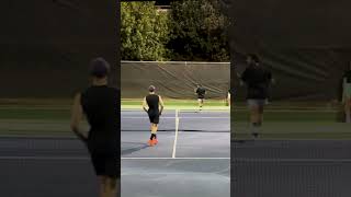 My BEST tennis match point  #tennis #tennisplayer #tennisshot