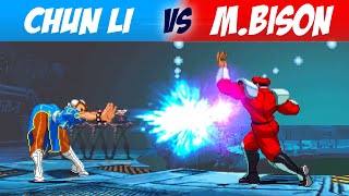 Mugen 2022 Chun Li vs M  Bison Ikemen