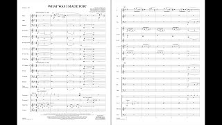 What Was I Made For? arranged by Michael Brown