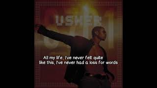 Usher - How Do I Say (Lyrics Video)