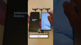 S21 Ultra 5G vs Note 10 Reboot Test -Speed Test