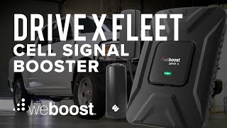 Drive X Fleet - The Standard in Fleet Vehicle Cell Signal Boosters | weBoost