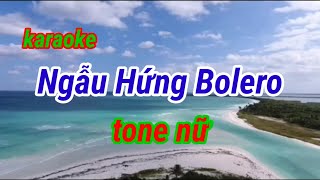 Ngẫu Hứng Bolero" Karaoke-tone nữ-dễ hát /Karaoke Huyền JP