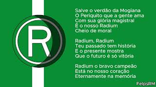 Hino do Radium ( SP ) | [ NÃO-OFICIAL / 1990s ]