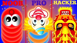 🔴 Wormszone.io 🐍 Pro Worm Vs Trolling Giant Worms Pro Never Mess Ever #wormszone #snakegames