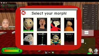 Roblox BSRPR: The Back in The Day Badge + Most Morphs of it