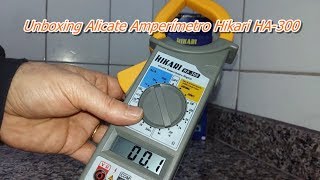 Unboxing Alicate Amperímetro Hikari HA-300