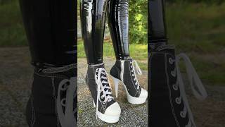 Casual latex leggings