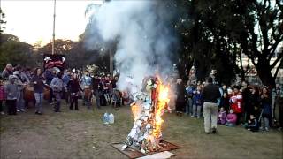 Fogata de San Juan en Parque Chacabuco