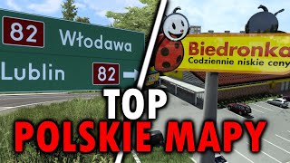 POLSKIE MAPY do Euro Truck Simulator 2 | REALNE MIEJSCOWOŚCI