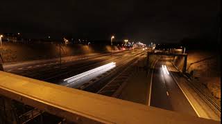 Time Lapse over looking the M62 towards Lofthouse