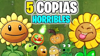 Las COPIAS más HORRIBLES, FEAS y MALAS de PVZ (Plantas Vs Zombies)