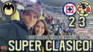 CLASICO SUFRIDO... PERO GRANDIOSO! | CRUZ AZUL 2-3 AMÉRICA GOLES, REACCIONES Y COLOR AP23