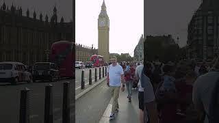 View of Big Ben From Westminster Bridge #shorts #london