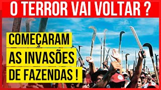 O TERROR ESTÁ DE VOLTA ? Militantes sem terra invadem fazenda produtiva