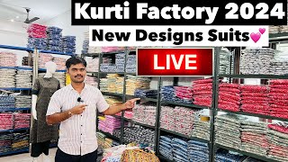 Kurti Factory 2024 | Quality Cotton Suits🔥 | 100% Cotton Kurtis | Jaipur Kurti Wholesale Market 2024