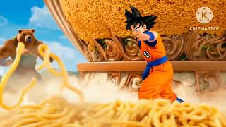 Goku cooking noodles #Gpku #dbz #IA