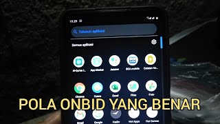 Pola onbid yang bener