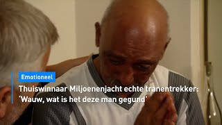 Winnaar Miljoenenjacht echte tranentrekker: 'Wauw, wat is het deze man gegund' | Hart van Nederland