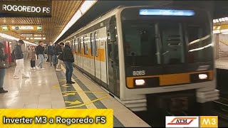 Treni Inverter della 💛 M3 alla stazione di Rogoredo FS e nuova intro