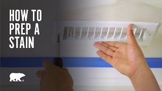 BEHR® Paint | How to Prep a Stain