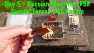 Day 5 - Russian Mountain FSB Special Forces 24h Ration