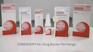 How to apply SORBADERM No Sting Barrier Film