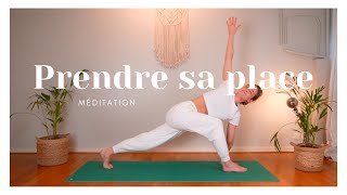 Yoga calme pour prendre sa place | Méditation guidée  • FLO •