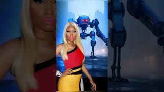 Nicki Minaj buys a Tesla robot from Elon Musk #nickiminaj #ai #hiphop #airobot #tesla #elonmusk