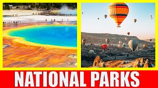 NATIONAL PARKS of the WORLD | Learn World's Best National Parks and the Animals that Live There