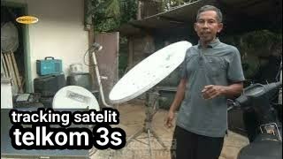 tracking satelit telkom3s ku band 115°