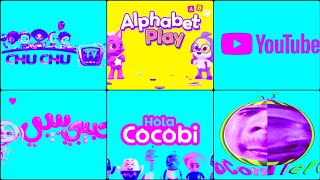 Best logo animation compilation Effects: Chu Chu Tv,ABC Alphabet play, YouTube TV,  logo Effects