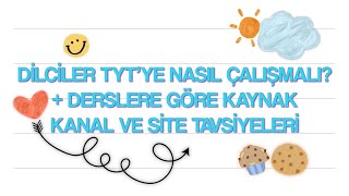 #YDT DİLCİLER TYT'YE NASIL ÇALIŞMALI? KAYNAK ÖNERİSİ + #HAZIRIMKOÇ