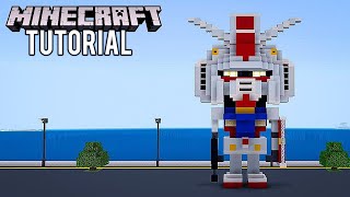 MINECRAFT: How To Build SD Gundam RX-78-2 Tutorial