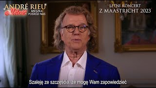 ANDRÉ RIEU W KINIE • Maestro zaprasza Cię na nowy kinowy koncert „Miłość mieszka pośród nas”!