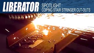 Coping Stair Stringer Cut-Outs and Notches with a CNC Beam Coper