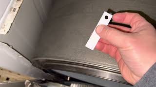 How to replace the drum glides on a GE electric dryer - squeaky dryer repair