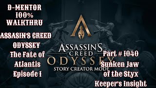 Assassin's Creed Odyssey 100% Walkthrough Sunken Jaw of the Styx Keeper's Insights