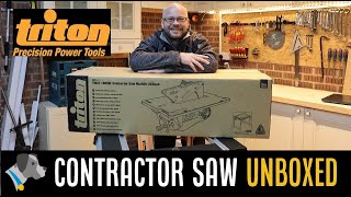 Triton TWX7 Contractor Saw Unboxing (Part 2) | Tool Review