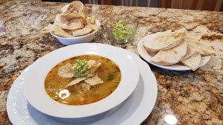 Homemade Chicken Tortilla Soup