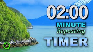 2 Minute Timer Repeating 4 Hours | ⏰ Bell Alert | No Music | Study Aid Relaxation @FirstClassTimers