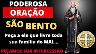 PODEROSA ORAÇÃO SÃO BENTO, Peça a ele que livre toda sua família do mal. [Peçamos Sua Intercessão]