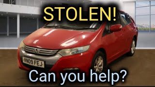 MY CAR'S BEEN STOLEN - CAN YOU HELP? 😔