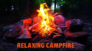 Fireplace, Campfire, Calm Fireplace, Relaxing Fire | Calming Fire, Burning Logs in Fireplace