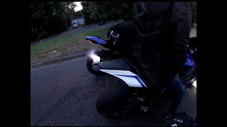 Yamaha R1 his bike was firing 🔥