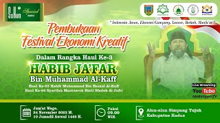 Pembukaan Festival Ekraf Dalam Rangka Haul Ke-3 Habib Ja'far Bin Muhammad Alkaff