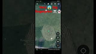 very 😱😰 big scary 👻☠️ fingerprint found on Google maps#shorts