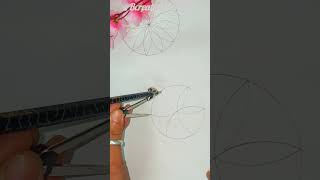 Geometric mandala art kese banaye #shorts #youtubeshorts