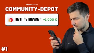 Wir starten ein Community-Depot 🎉  | Erster Kauf + Gewinnspiel!